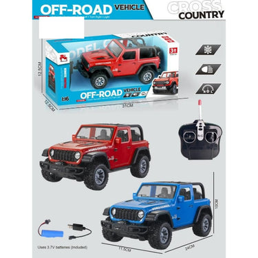 1:16 RC Four-Channel Jeep Wrangler Off Road